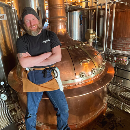 Bell in Scona Brewery | Darren Brewmaster